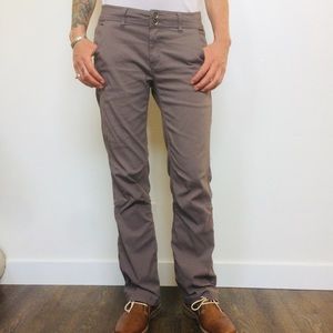 PrAna Halle Pants, Moonrock, Size 8